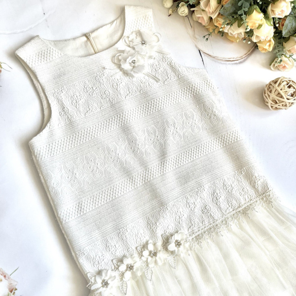 Платье нарядное для девочки Bebika (17/30-9), верх: 100% полиэстер, подкладка: 100% натуральный хлопок